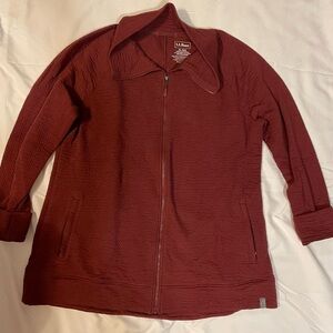 L.L. Bean Women's Deep Red Utility Jacket